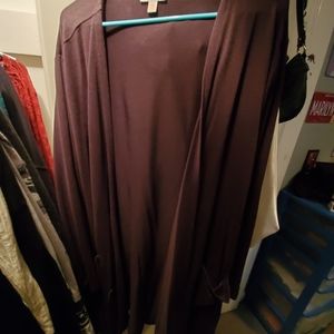 Lularoe Caroline 3x nwt dark brown